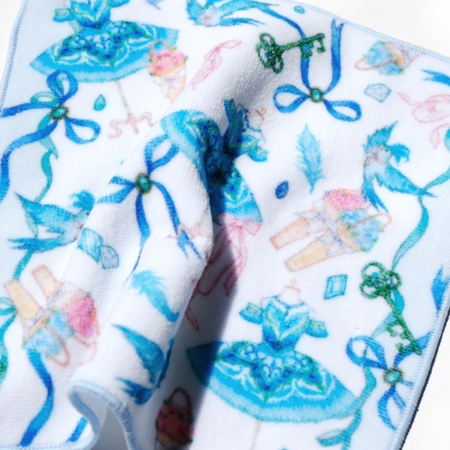 TW15848　ハンドタオル　フロリナ王女と青い鳥