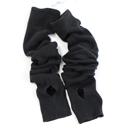 SKL0002　レッグウォーマー　BLK