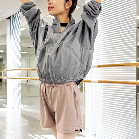 EFRJK　ストレッチサウナジャケット　GRY