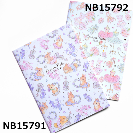 NB15791　レッスンノート　チュチュうささぎ