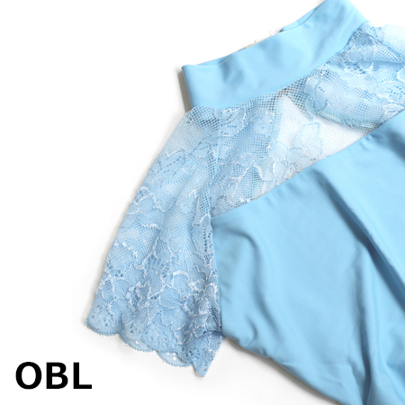 SLB1016　レースハイネック